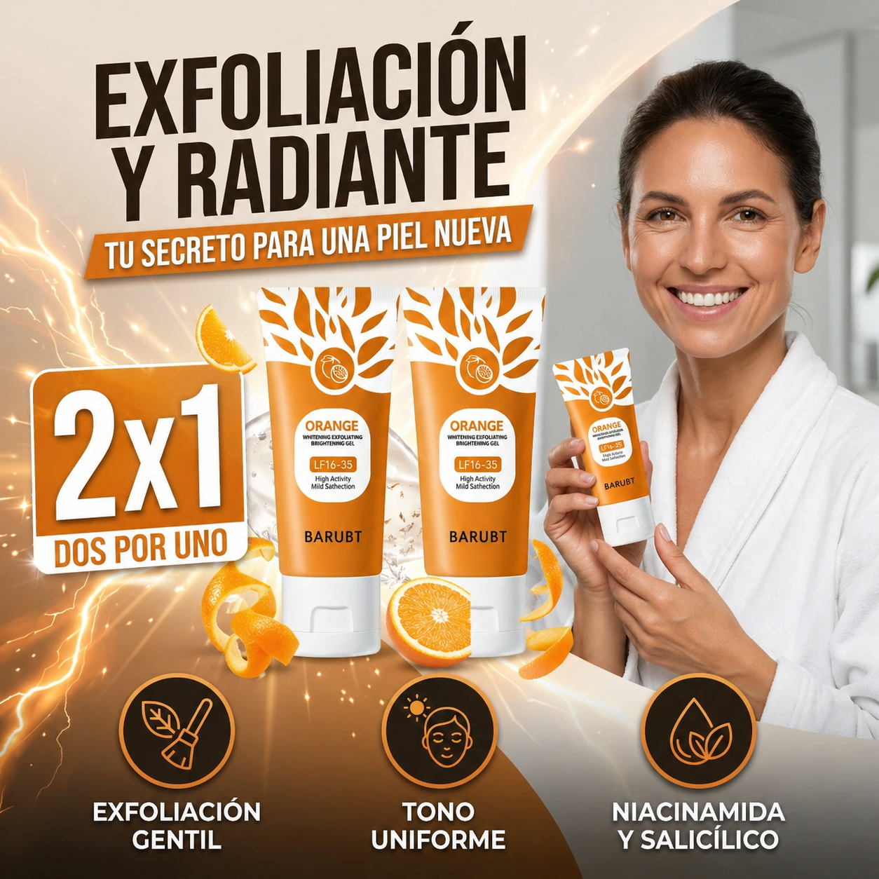 EXFOLIANTE ORANGE BARUBT LF16-35 ORIGINAL – ¡2x1 POR TIEMPO LIMITADO!