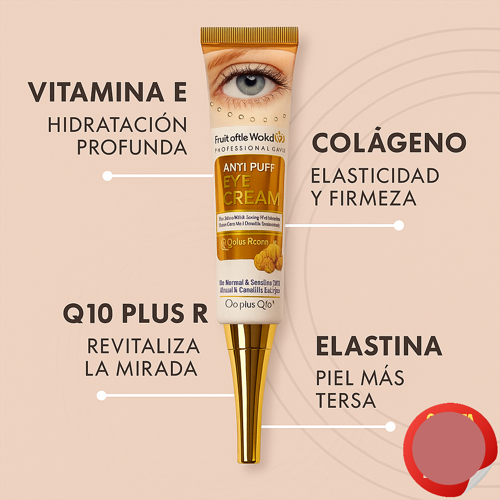 ✨ Crema Anti - Age Wokali con Q10™ – 👉Despídete de las bolsas, da la bienvenida a una mirada joven