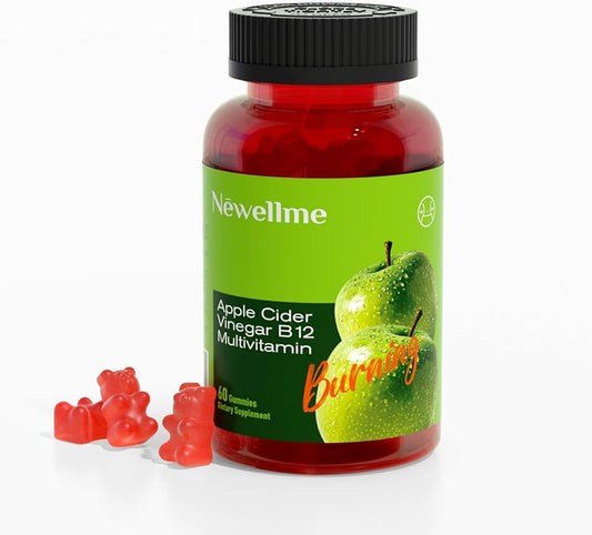 NEWELLME ® Gomitas de Zen, Epirulina y Vinagre de Manzana