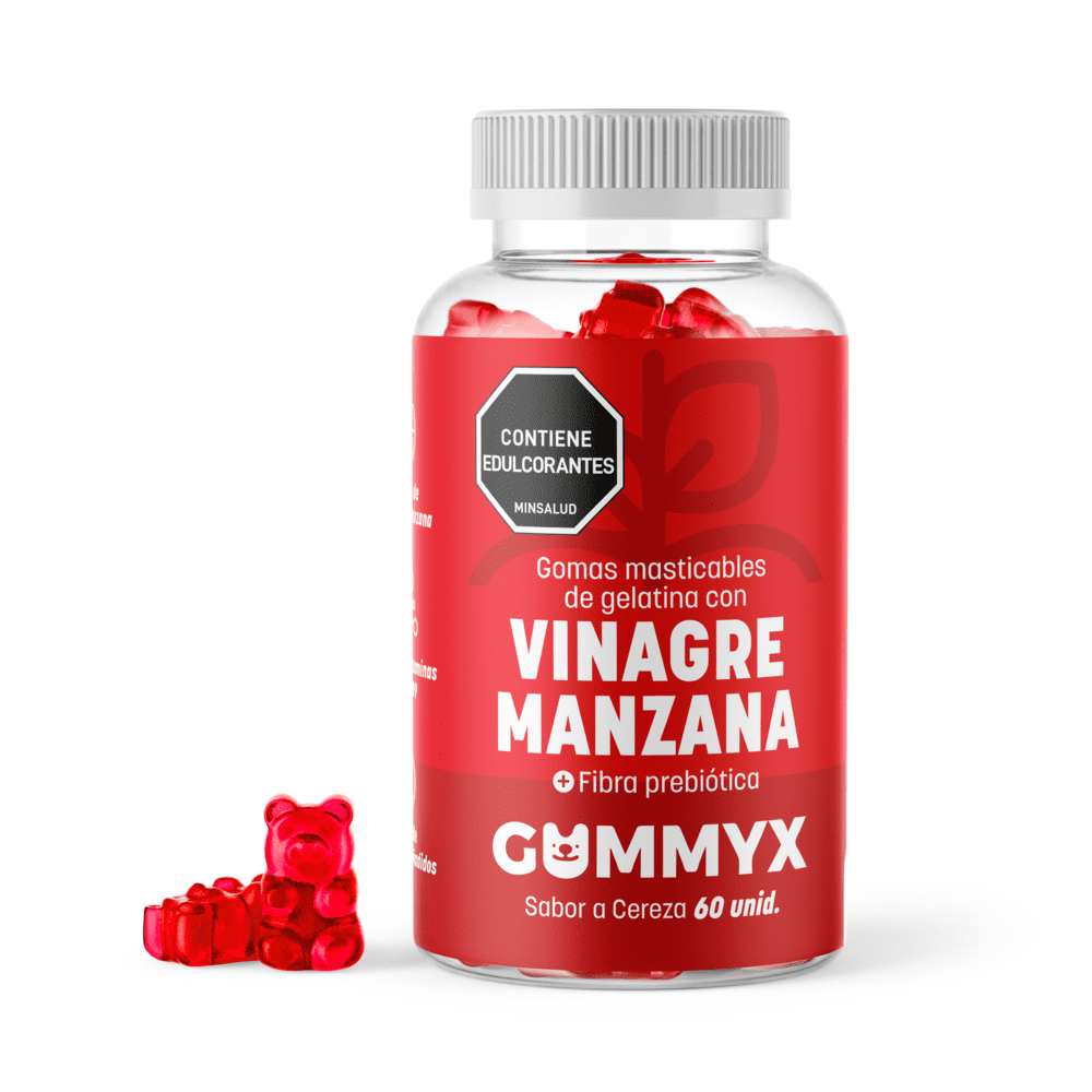 GOMAS VINAGRE MANZANA (60 GOMAS x FRASCO)
