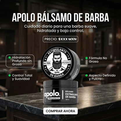 Bálsamo para Crecimiento de Barba Ultra Potente con Minoxidil 20% |