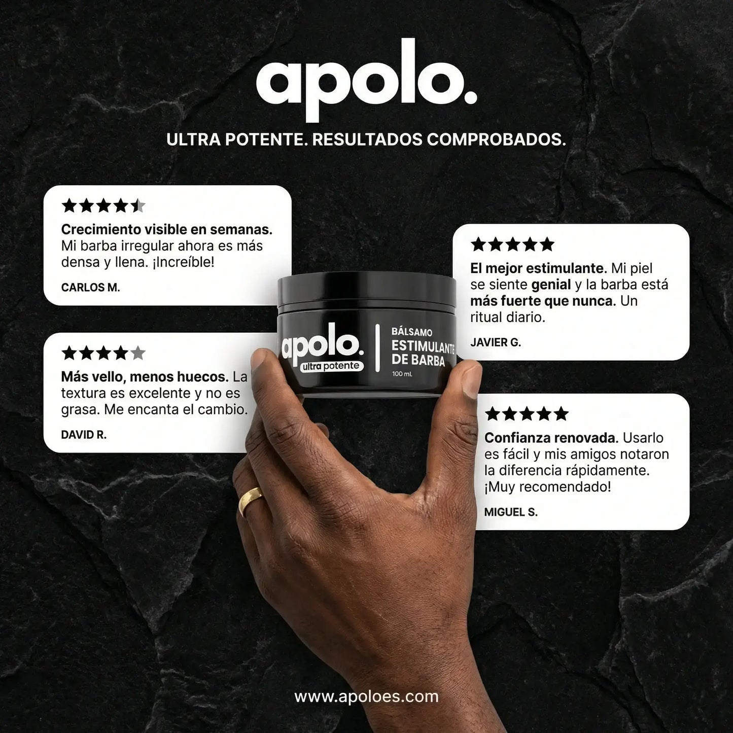 Bálsamo para Crecimiento de Barba Ultra Potente con Minoxidil 20% |