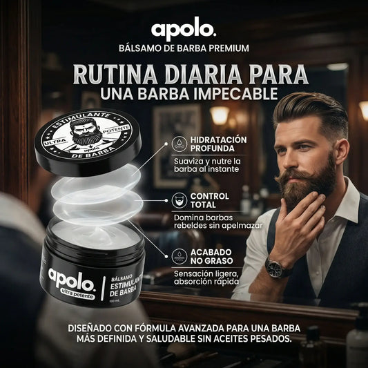 Bálsamo para Crecimiento de Barba Ultra Potente con Minoxidil 20% |