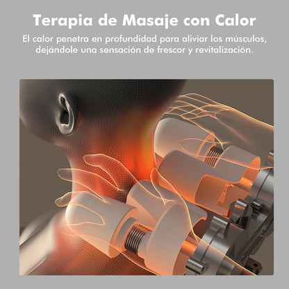 Masajeador Terapéutico Cervical con Calor Pro – Alivio del Dolor y Relajación Profunda