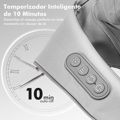 Masajeador Terapéutico Cervical con Calor Pro – Alivio del Dolor y Relajación Profunda