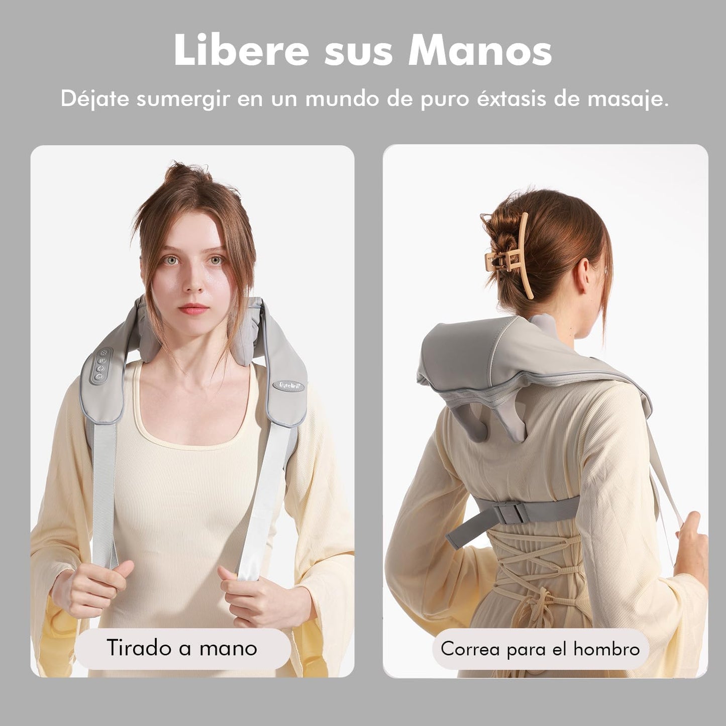 Masajeador Terapéutico Cervical con Calor Pro – Alivio del Dolor y Relajación Profunda